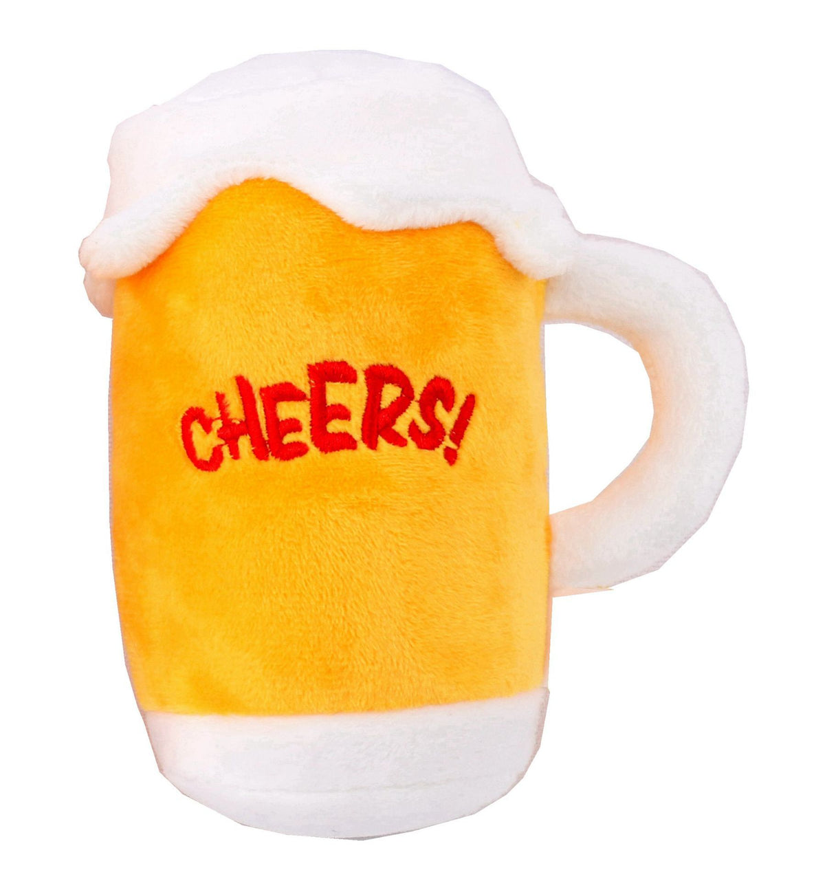 Creative Cartoon Beer Bottle Plush Dog Toy